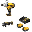 DeWalt DCF898B Impact Wrench Kit W/ DCG410VSB Grinder and FREE DCB205-2C Battery Kit