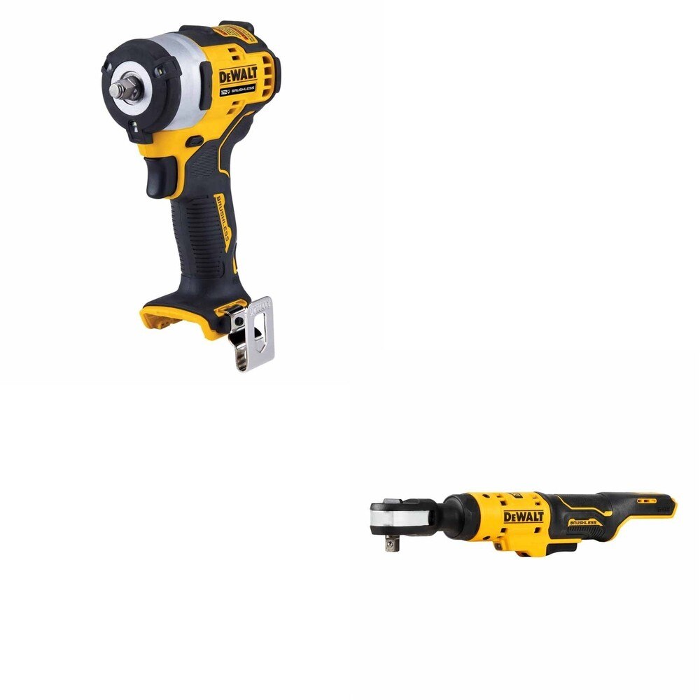 DeWalt DCF903B 12V MAX 3/8 in. Impact Wrench W/ DCF503B 3/8 in. Ratchet