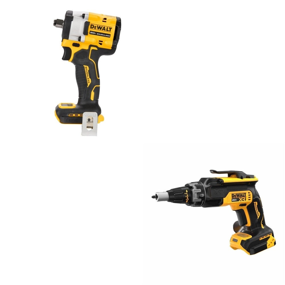 DeWalt DCF921B ATOMIC 20V MAX 1/2 in. Impact Wrench W/ DCF630B Drywall Screwgun