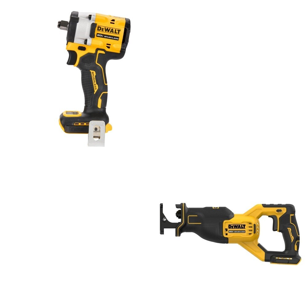 DeWalt DCF921B ATOMIC 20V MAX 1/2 in. Impact Wrench W/ DCS382B Reciprocating Saw