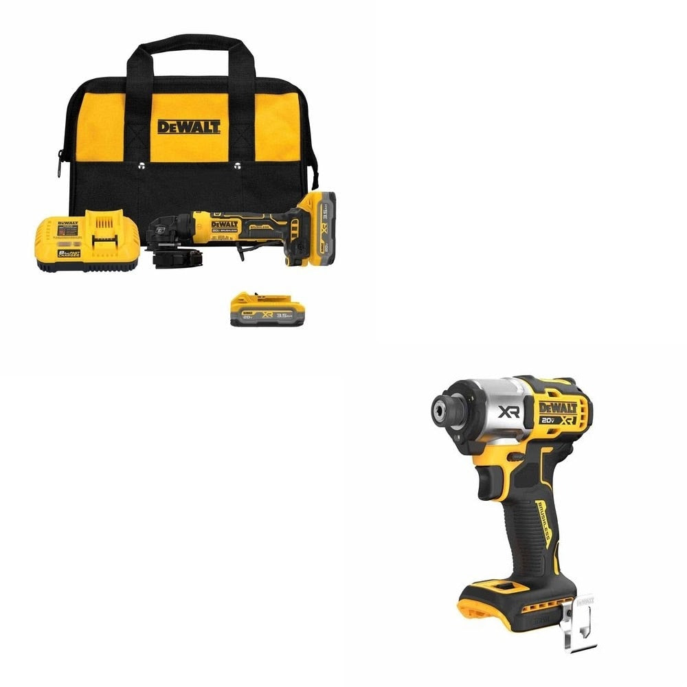 DeWalt DCG400S2 Angle Grinder Kit W/ FREE DCF845B Impact Driver