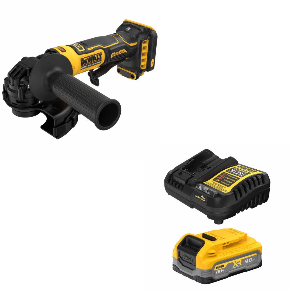 DeWalt DCG402B Angle Grinder Kit W/ FREE DCBP320C Battery Kit