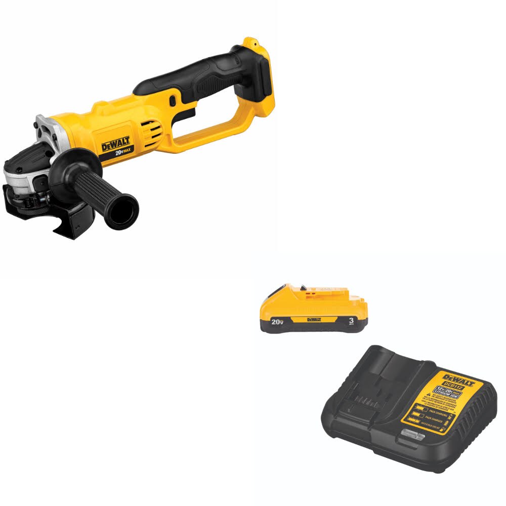 DeWalt DCG412B 20V MAX Cut-Off Tool, Bare W/ DCB230C 20V MAX Starter Kit