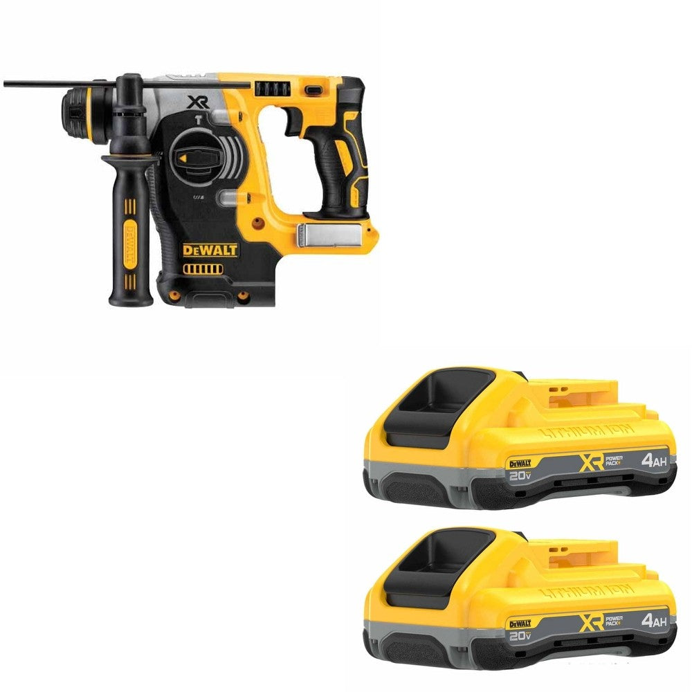 DeWalt DCH273B 1 in. SDS-Plus Rotary Hammer W/ FREE DCB2104-2 4Ah Battery, 2 Pack