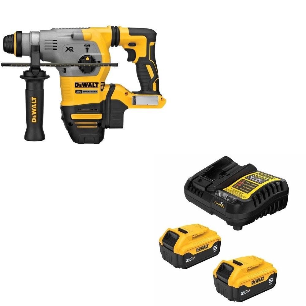 DeWalt DCH293B Rotary Hammer Kit W/ FREE DCB205-2C Battery Kit