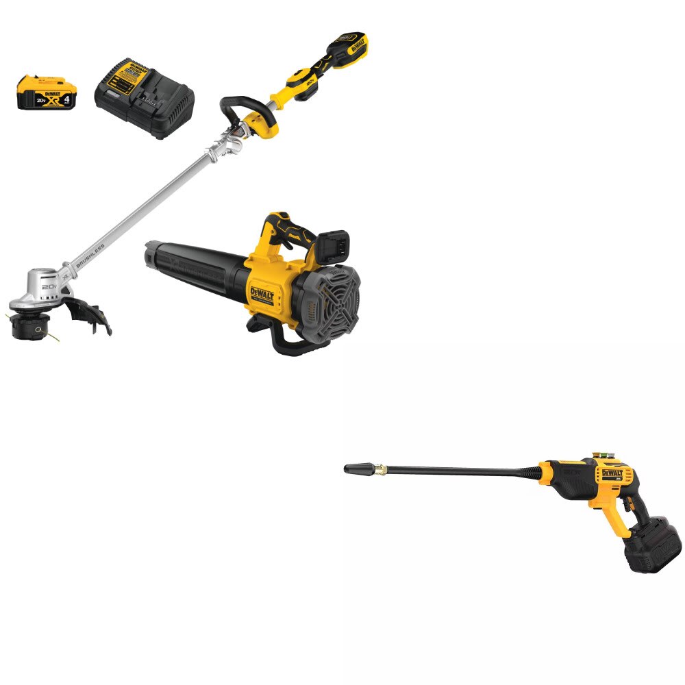 DeWalt DCKO222M1 Trimmer/Blower Kit W/ FREE DCPW550B Power Cleaner