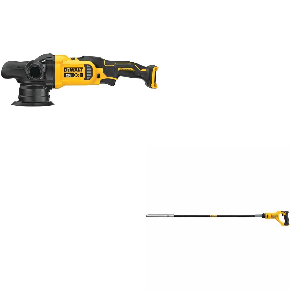 DeWalt DCE531B 20V MAX Concrete Pencil Vibrator W/ DCM848B Random Orbit Polisher
