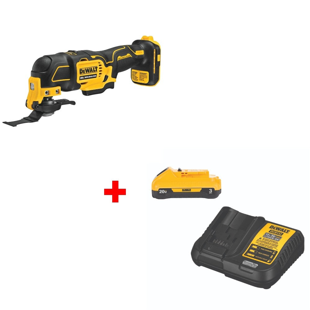 DeWalt DCS354B 20V MAX Brushless Oscillating Multi-Tool w/FREE Starter Kit