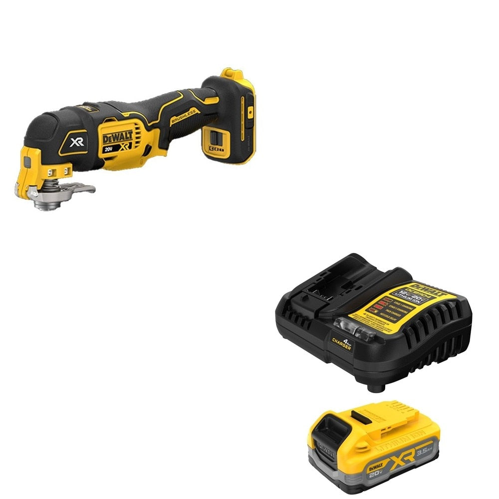 DeWalt DCBP320C 20V MAX XR POWERSTACK 3.5Ah Battery Kit W/ DCS356B Oscillating Multi-Tool
