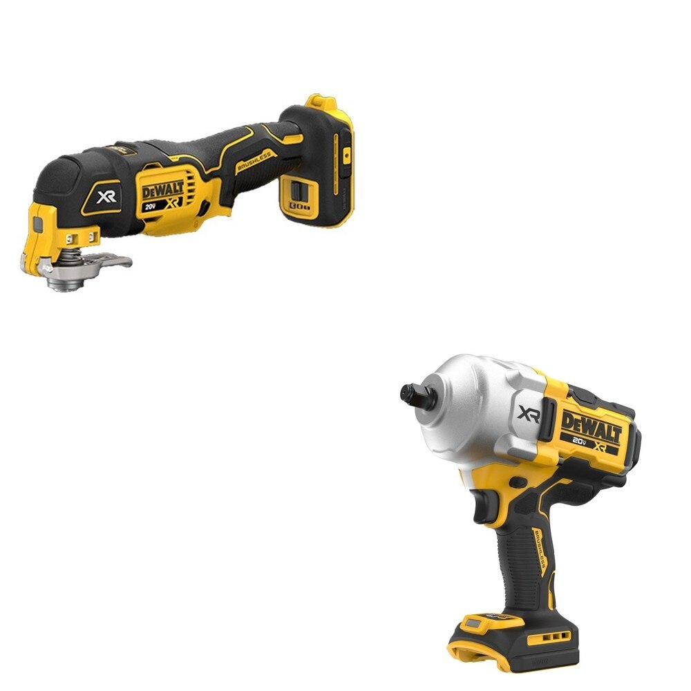 DeWalt DCF961B 20V MAX XR 1/2 in. High Torque Impact Wrench W/ DCS356B Oscillating Multi-Tool