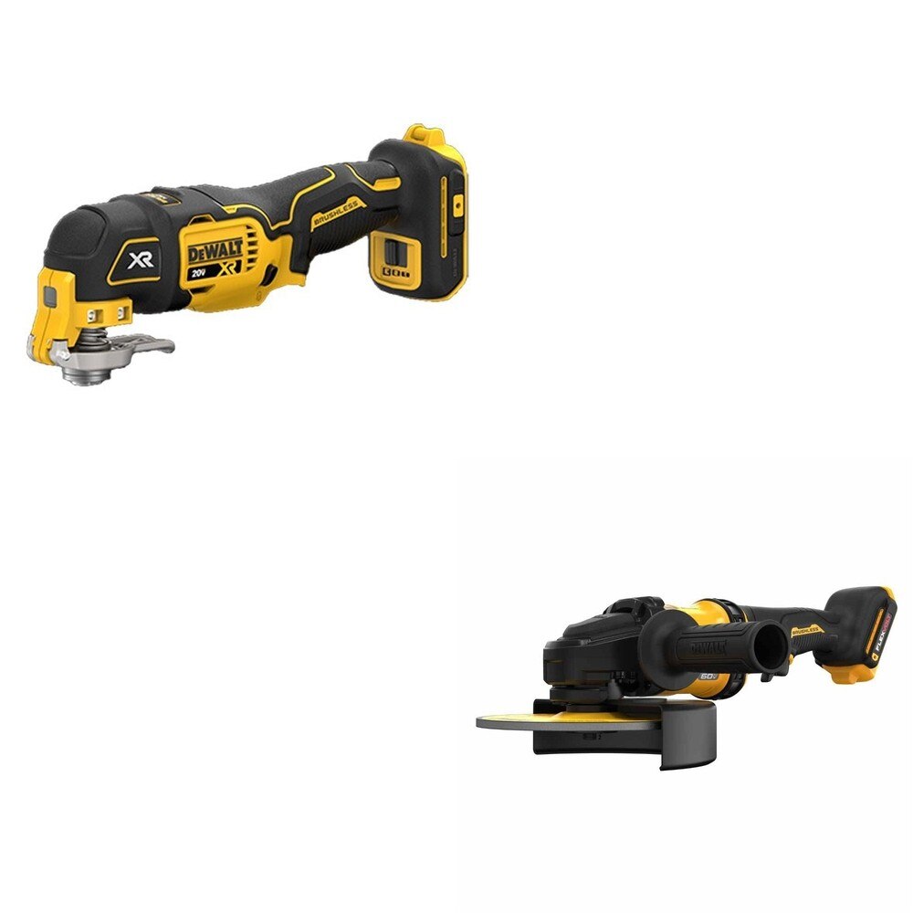 DeWalt DCG440B 60V MAX 7 in. Grinder W/ DCS356B Oscillating Multi-Tool