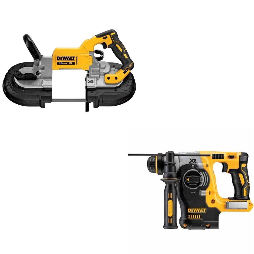 DeWalt DCS374B 20V MAX Deep Cut Band Saw W/ DCH273B SDS-Plus Rotary Hammer