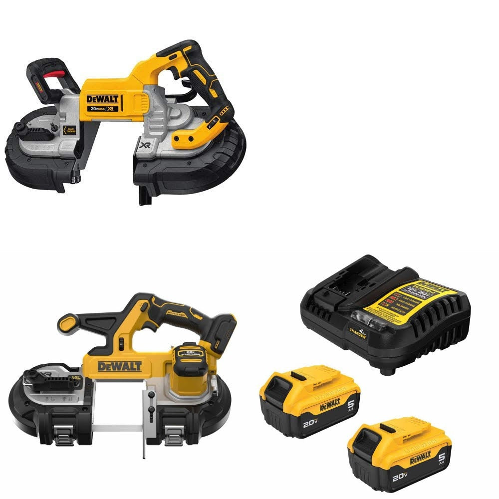DeWalt DCS376B Bandsaw Kit W/ DCS378B Bandsaw and FREE DCB205-2C Battery Kit