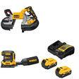 DeWalt DCS376B Bandsaw Kit W/ DCW200B Sander and FREE DCB205-2C Battery Kit