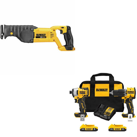 DeWalt DCS380B Recip Saw Kit W/ DCK226D2 Combo Kit