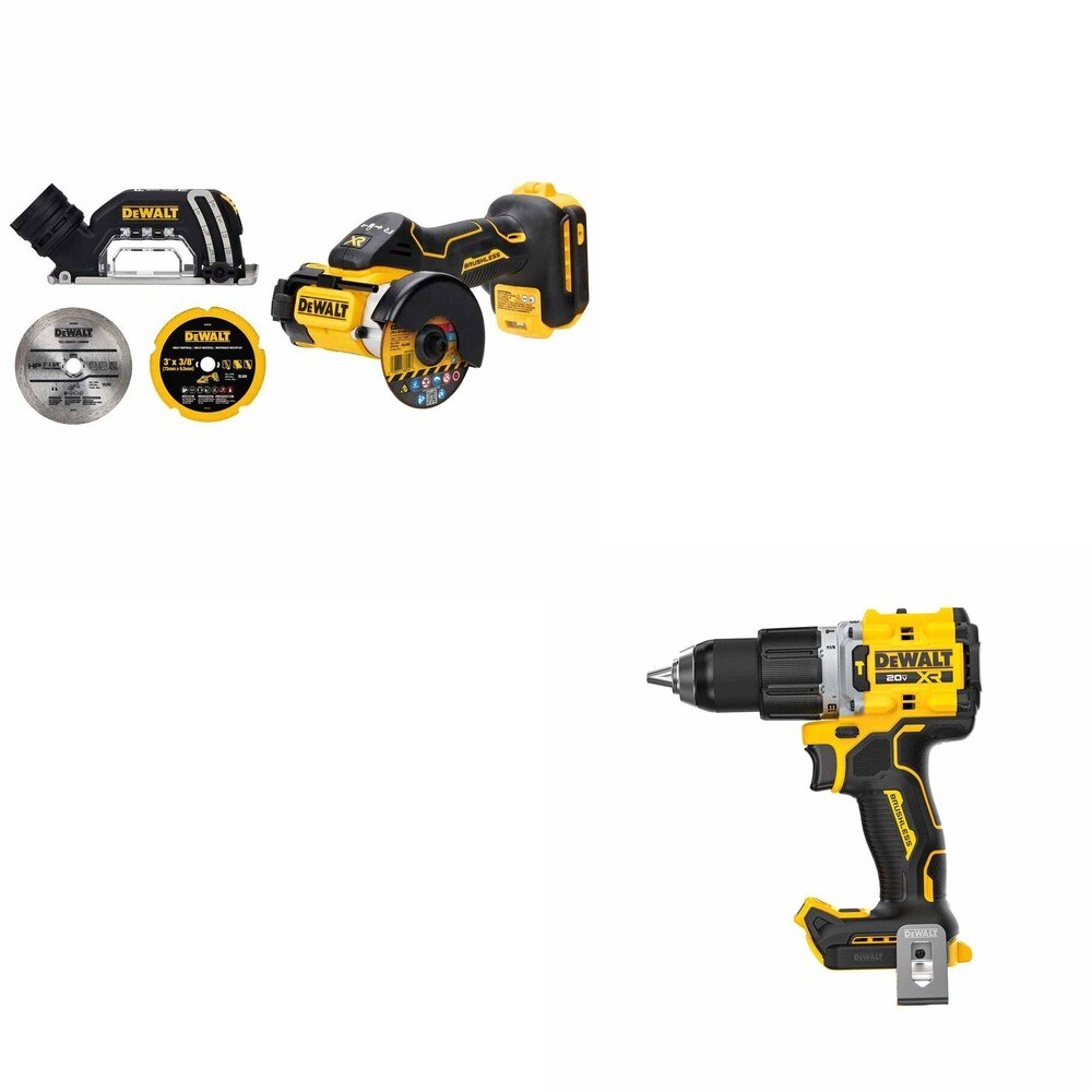 DeWalt DCD806B 20V MAX XR 1/2 in. Hammer Drill W/ DCS438B 3 in. Cut-Off Tool