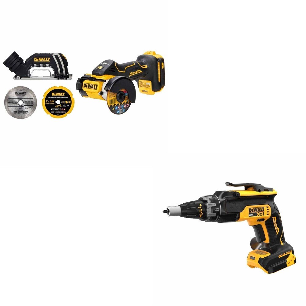 DeWalt DCF630B 20V MAX XR Drywall Screwgun W/ DCS438B 3 in. Cut-Off Tool