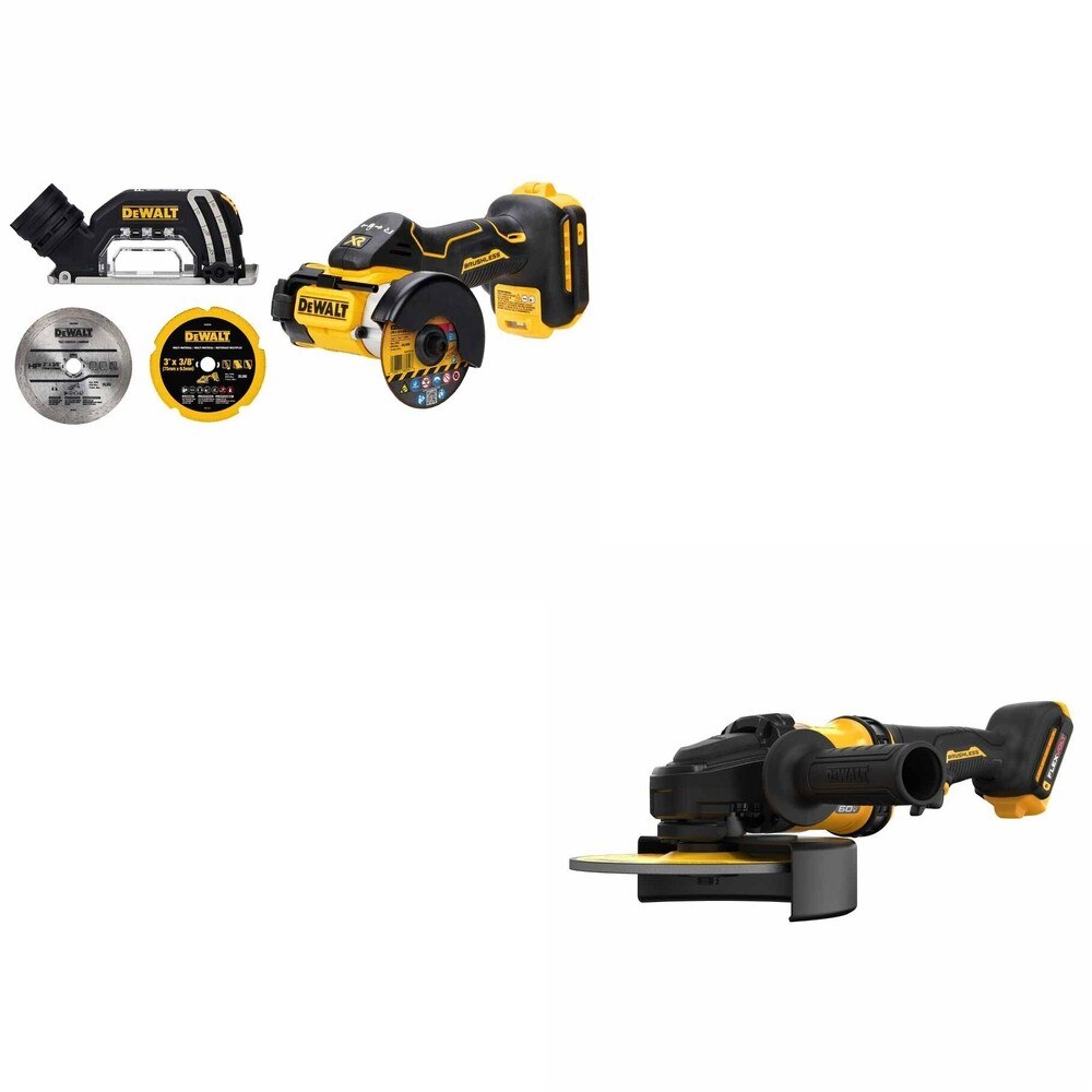 DeWalt DCG440B 60V MAX 7 in. Grinder W/ DCS438B 3 in. Cut-Off Tool