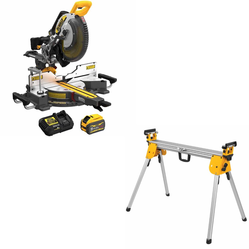 DeWalt DCS781X1 12" Miter Saw Kit W/ DWX724 Miter Saw Stand
