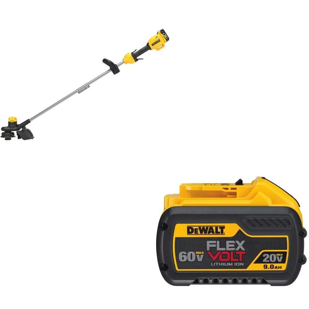 DeWalt DCB609 FLEXVOLT 20V/60V MAX 9.0Ah Battery W/ DCST925M1 String Trimmer Kit