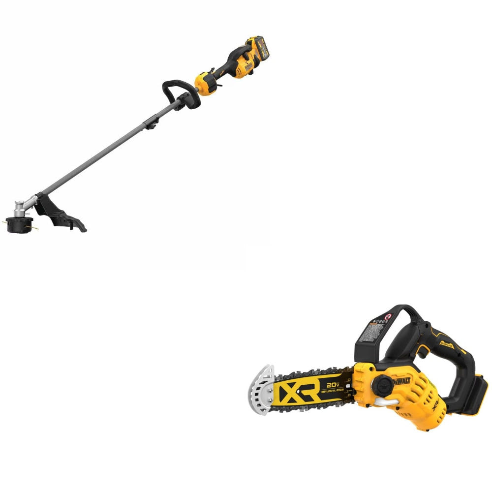 DeWalt DCST972X1 String Trimmer Kit W/ FREE DCCS623B Pruning Saw