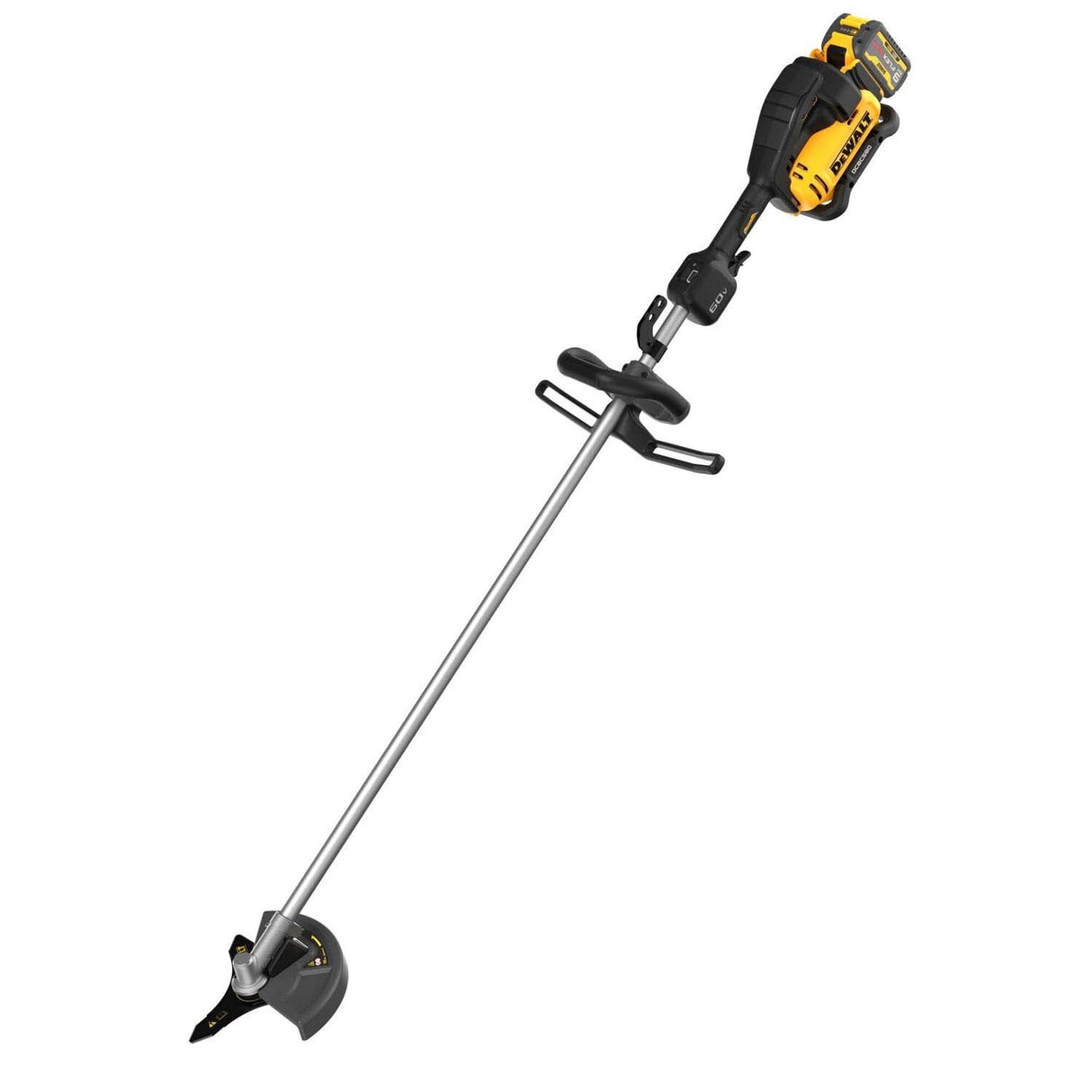 DeWalt DCBC580X2 60V MAX Brush Cutter Kit with 10 in. Tri-Tip Carbide Steel Blade and LED Display (2 Batteries) - 3