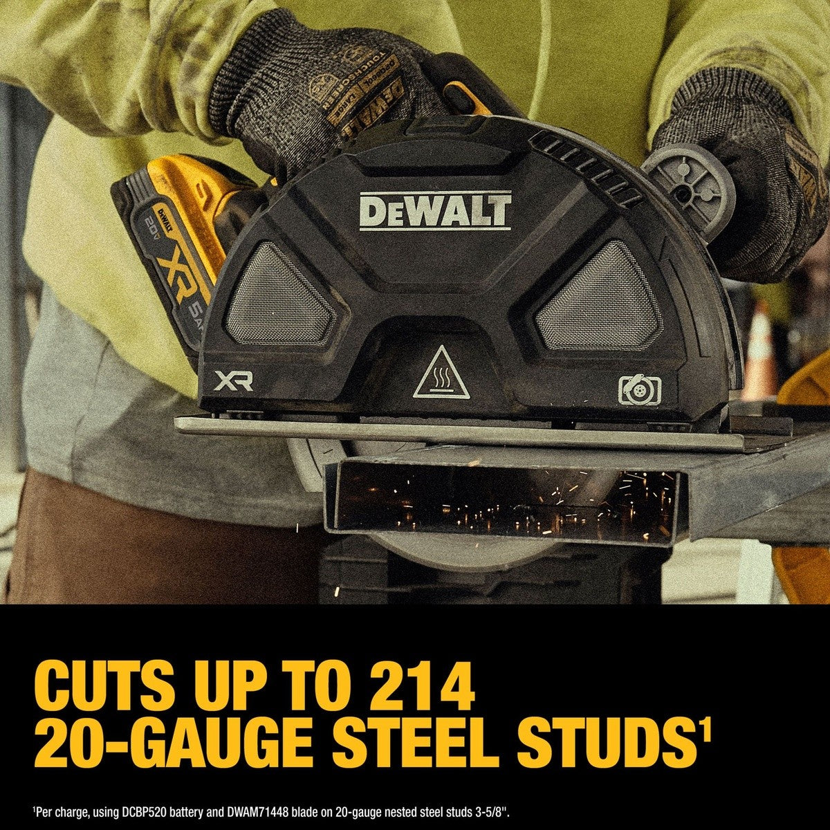 DeWalt DCS383H1 20V MAX* XR 7-1/4 in. Metal Cutting Circular Saw Kit - 11