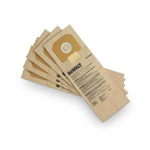 DeWalt DCV9401 Replacement Paper Bag - 5 Pack - 2
