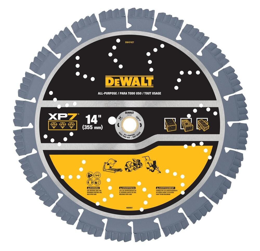 DeWalt DW47427 14IN SEGMENTED XP7 ALL PURPOSE