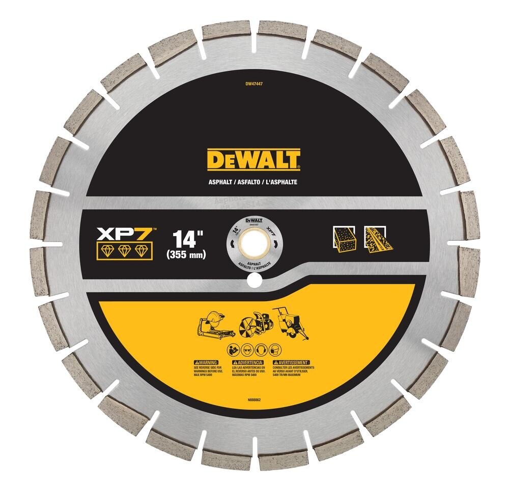 DeWalt DW47447 14IN SEGMENTED XP7 ASPHALT
