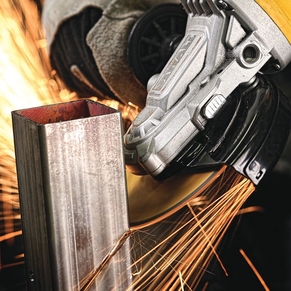 DeWalt DWE4120FN 4-1/2" - 5" Flathead Paddle Switch Small Angle Grinder - 4