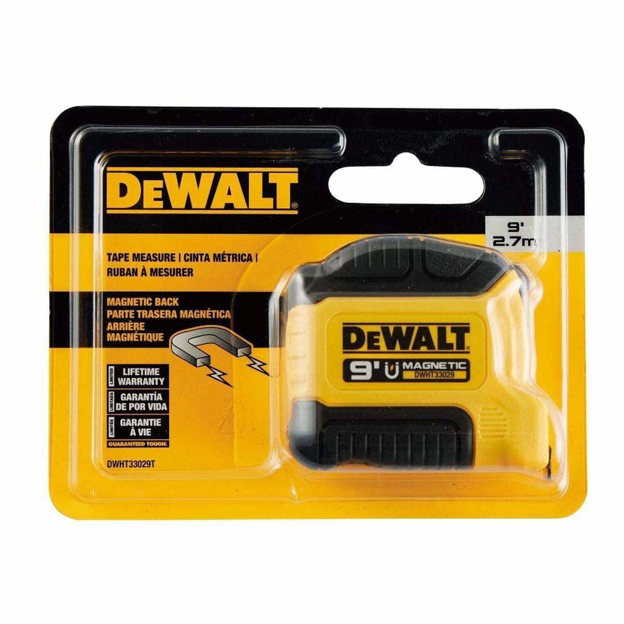 DeWalt DWHT33029T 9 Ft. Pocket Tape Measure for Precise Measurements - 4
