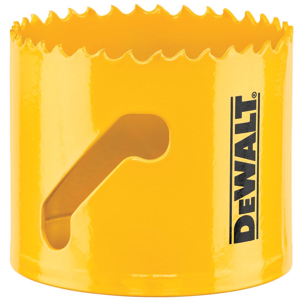 DeWalt DAH180038 2-3/8" (60mm) Hole Saw, Yellow - 2