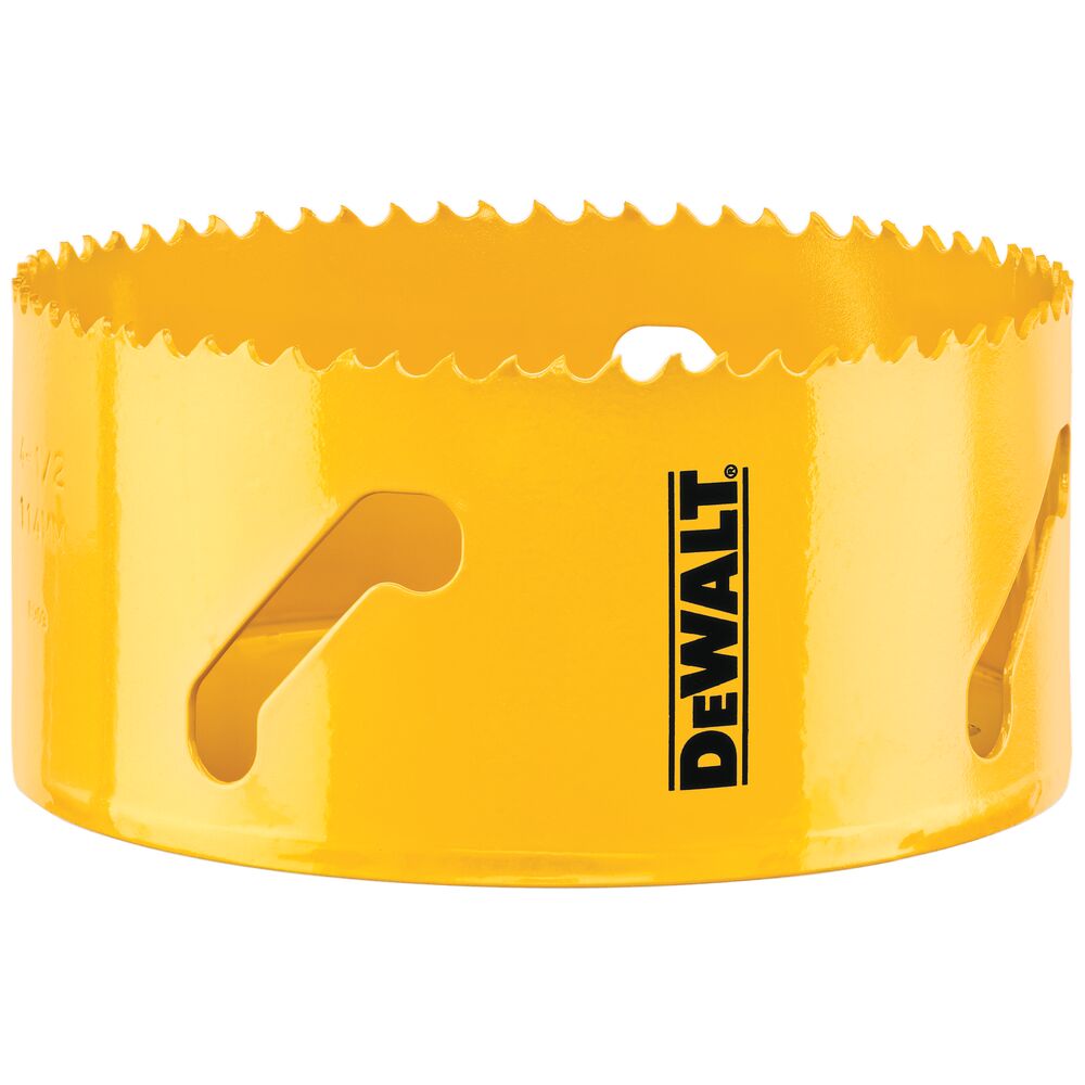 DeWalt DAH180072 4-1/2" (114mm) Hole Saw, Yellow - 2