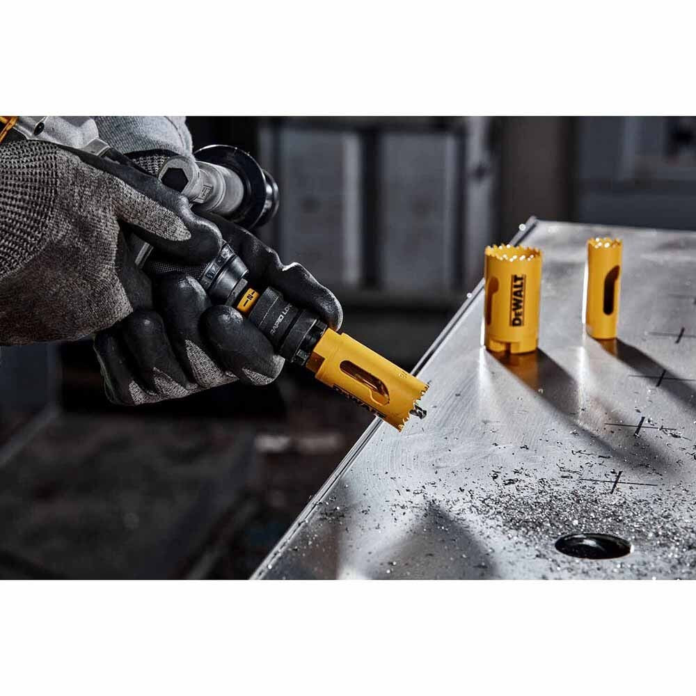 DeWalt DAH9938PBM Rapid Load 9/16" - 1 3/16" Quick Change Hole Saw Arbors - 6