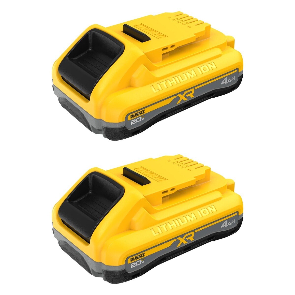 DeWalt DCB2104-2 20V MAX XR POWERPACK 4Ah Lithium-Ion Battery Pack with Fuel Gauge (2 Pack)