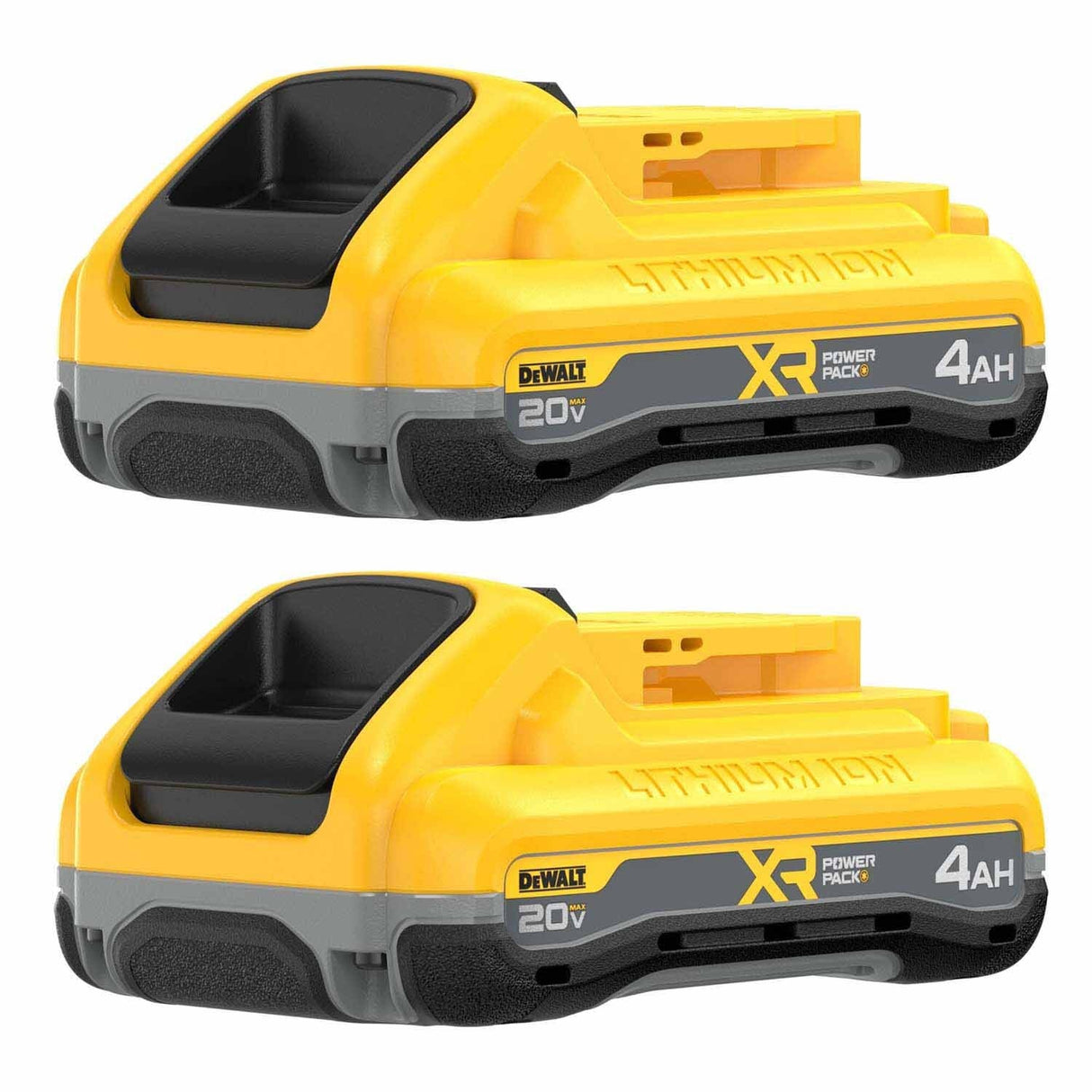 DeWalt DCB2104-2 20V MAX XR POWERPACK 4Ah Lithium-Ion Battery Pack with Fuel Gauge (2 Pack)
