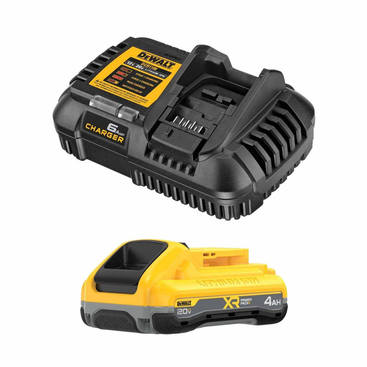 DeWalt DCB2104C 20V MAX XR POWERPACK 4Ah Battery and Charger Kit