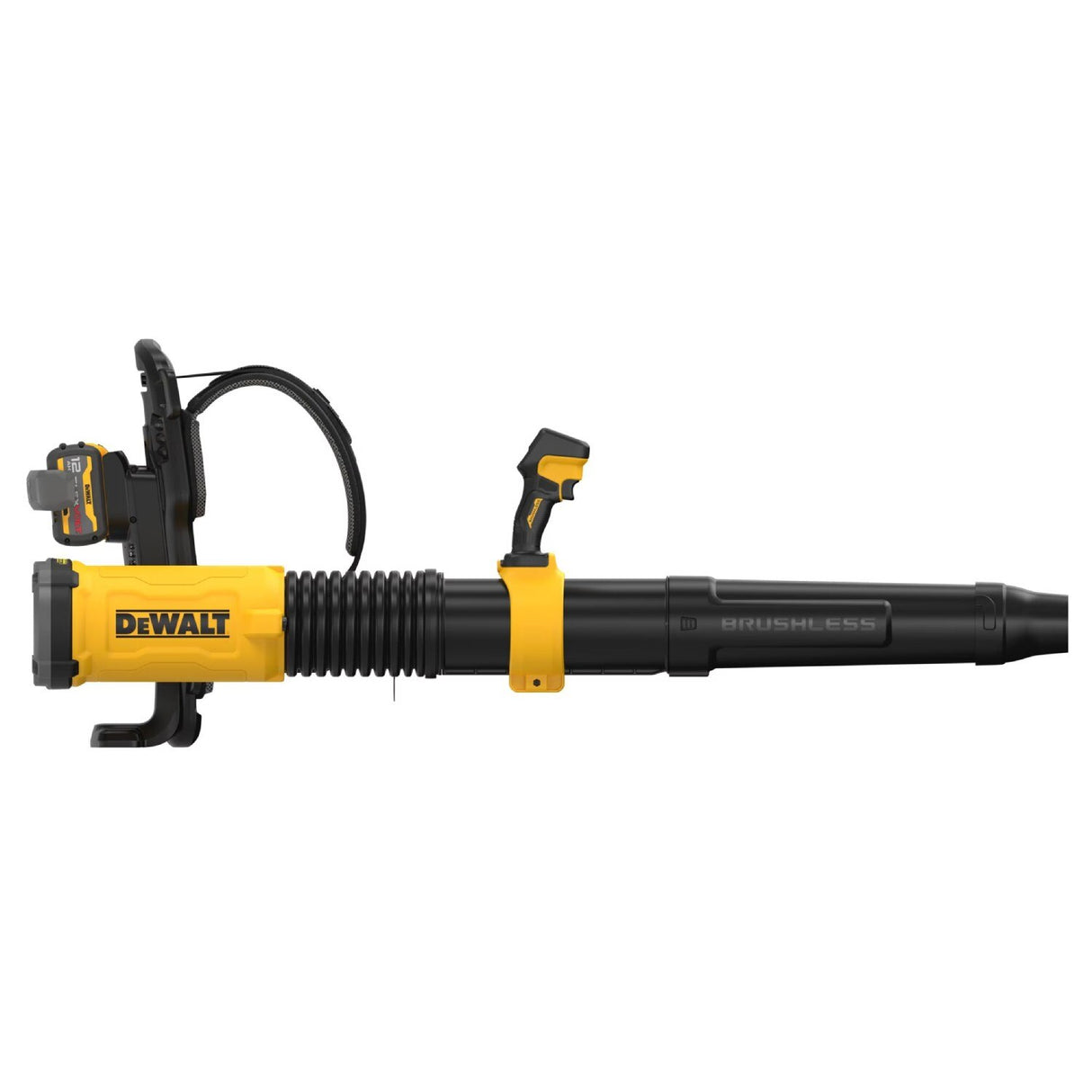 DeWalt DCBL570Y2 60V MAX Brushless Cordless Backpack Blower Kit with LED Dashboard and Variable Speed (2 Batteries, 2 Chargers) - 4