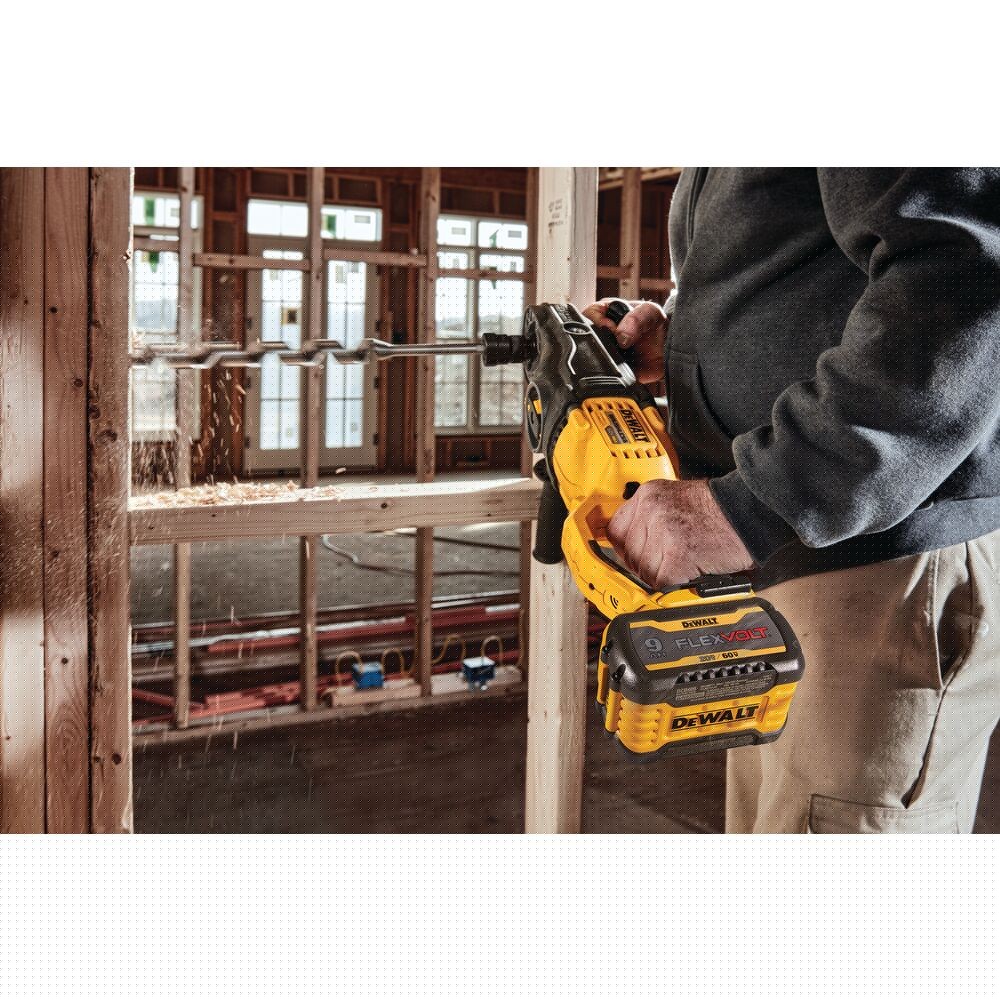 DeWalt DCD471X1 60V Max Stud & Joist Drill 7/16" Qc - 11