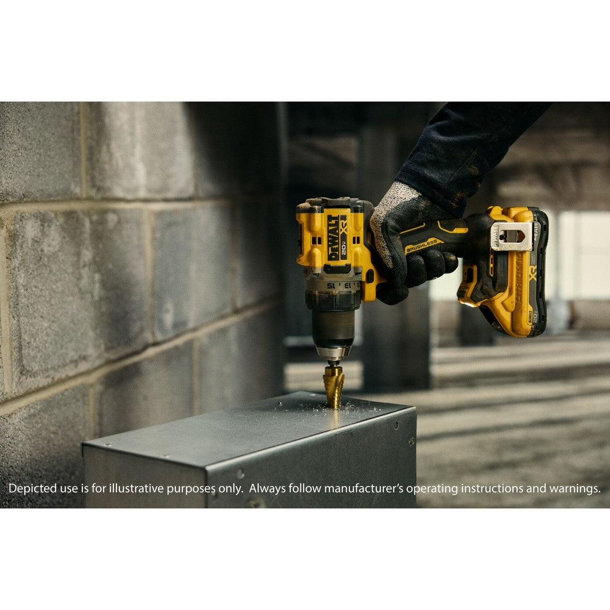 DeWalt DCD801QQ2 20V MAX XR Brushless Cordless 1/2 in. Drill/Driver Kit with POWERPACK Batteries - 9