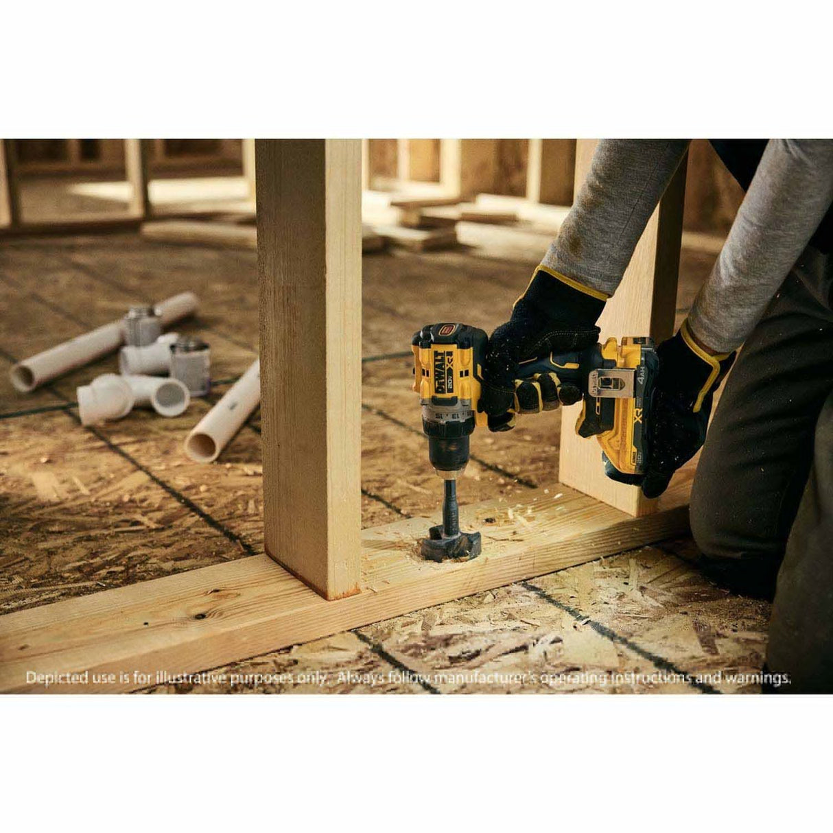 DeWalt DCD801QQ2 20V MAX XR Brushless Cordless 1/2 in. Drill/Driver Kit with POWERPACK Batteries - 10