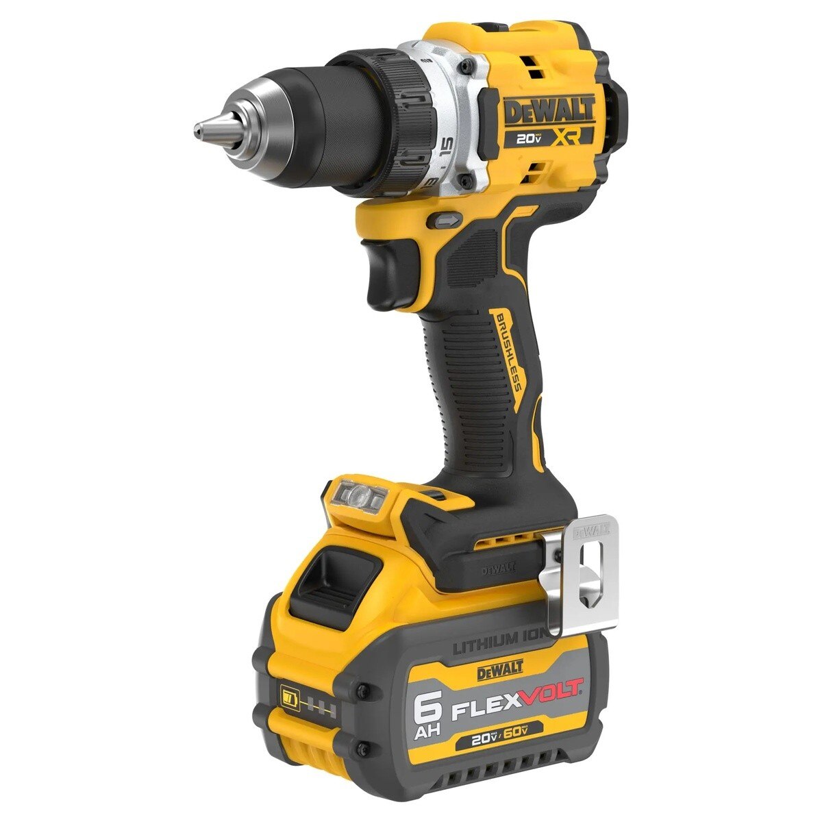 DeWalt DCD801T1 20V MAX XR 1/2 in Drill Driver Kit with 6Ah FlexVolt Battery (1 Kit) - 2