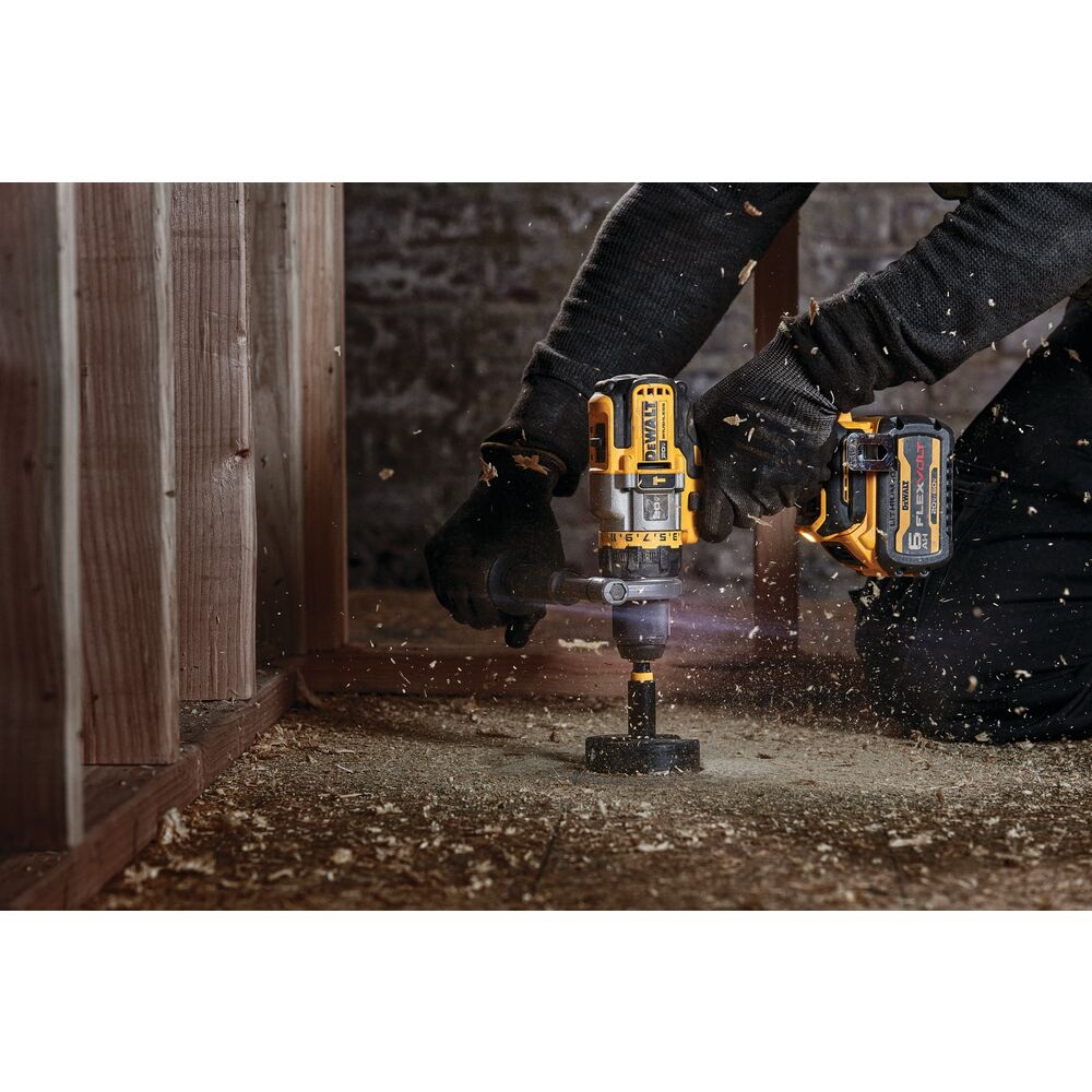 Dewalt DCD999T1 20V Max 1/2 in. Brushless Cordless Hammer Drill/Driver with Flexvolt Advantage Kit - 7