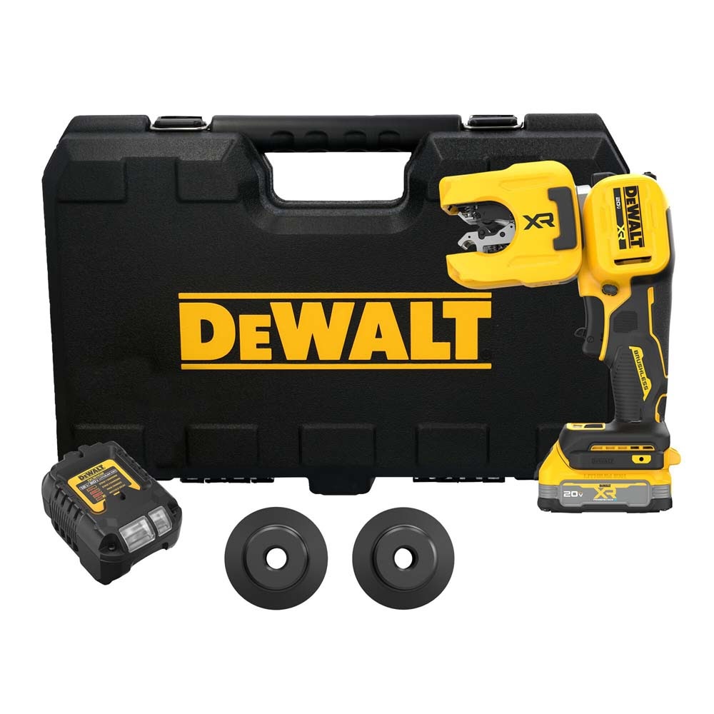 DeWalt DCE154E1 20V MAX XR 1-1/4" Copper Tubing Cutter Kit