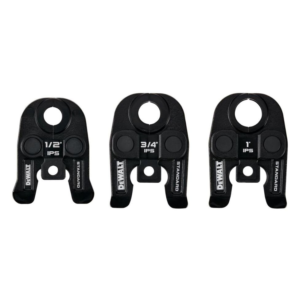 DEWALT DCE202K 1/2 in. to 1 in. Standard IPS Press Jaws Kit - 3