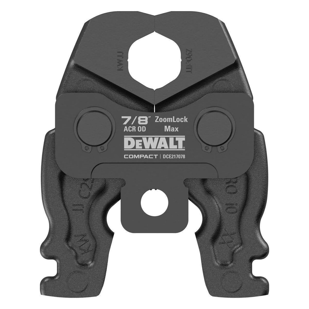 DeWalt DCE217078 7/8 in. Compact ZoomLock MAX MaxiPro ACR Press Jaw for Refrigerant Line Press Fittings - 2