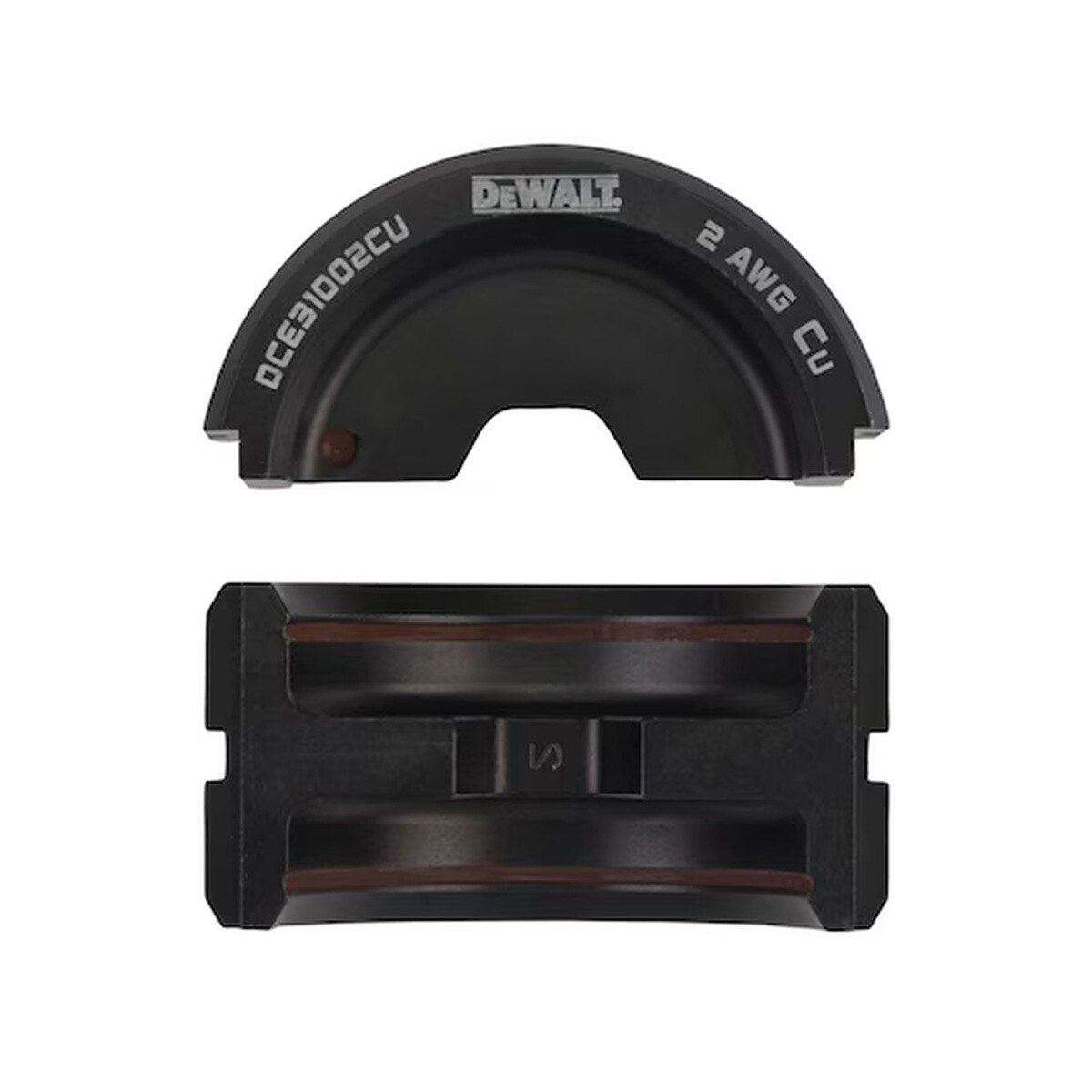 DeWalt DCE3100CK 8 to 600 MCM Copper U Die Kit for Compact Crimper (16 Piece Kit) - 6