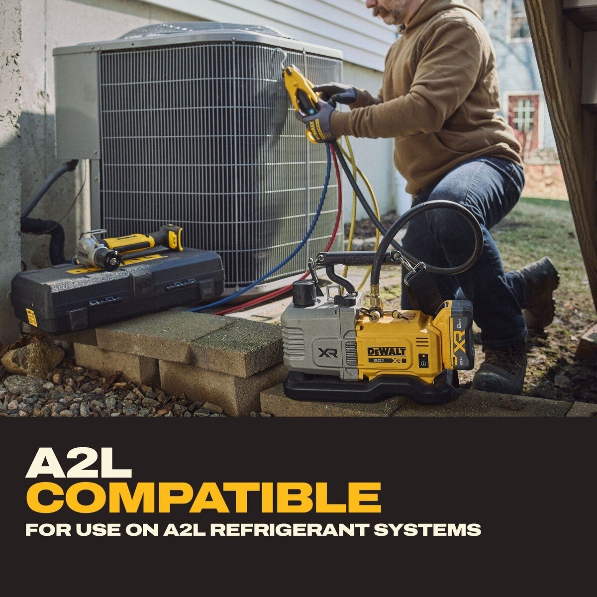 DeWalt DCE510WW1 20V MAX XR 5 CFM Cordless Vacuum Pump Kit - 7