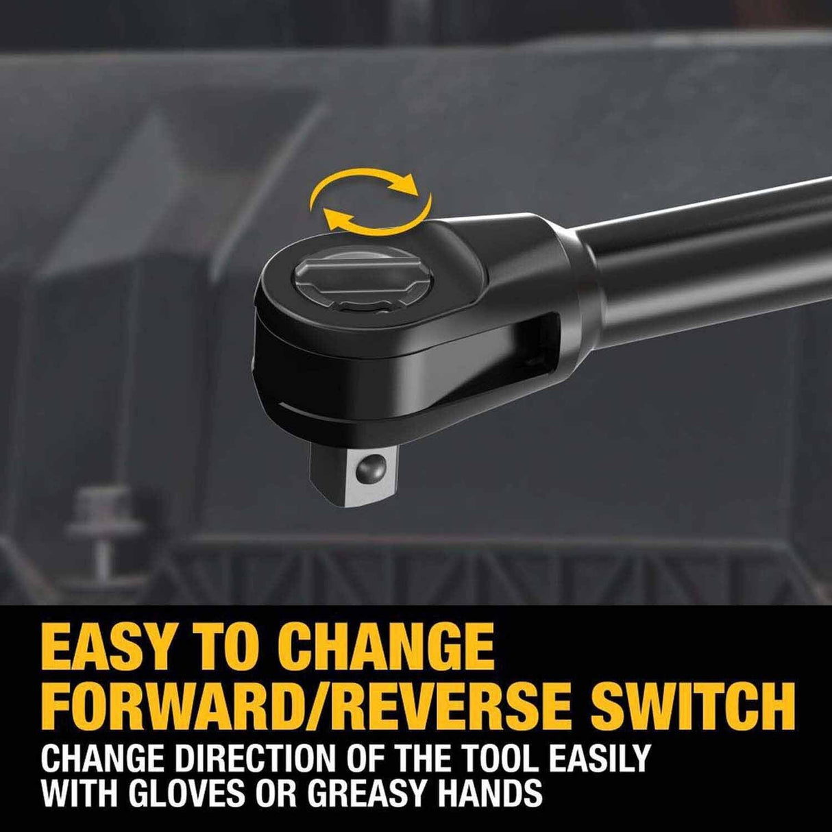 DeWalt DCF512EB 20V MAX ATOMIC Brushless Cordless 1/2 in. Extended Reach Ratchet (Tool Only) - 7